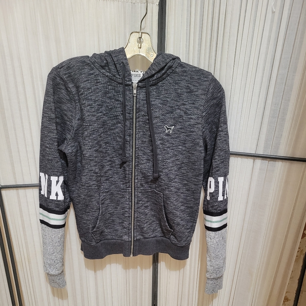 Victoria's Secret  Pink Full Zip Hoodie
